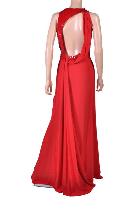 versace red dress